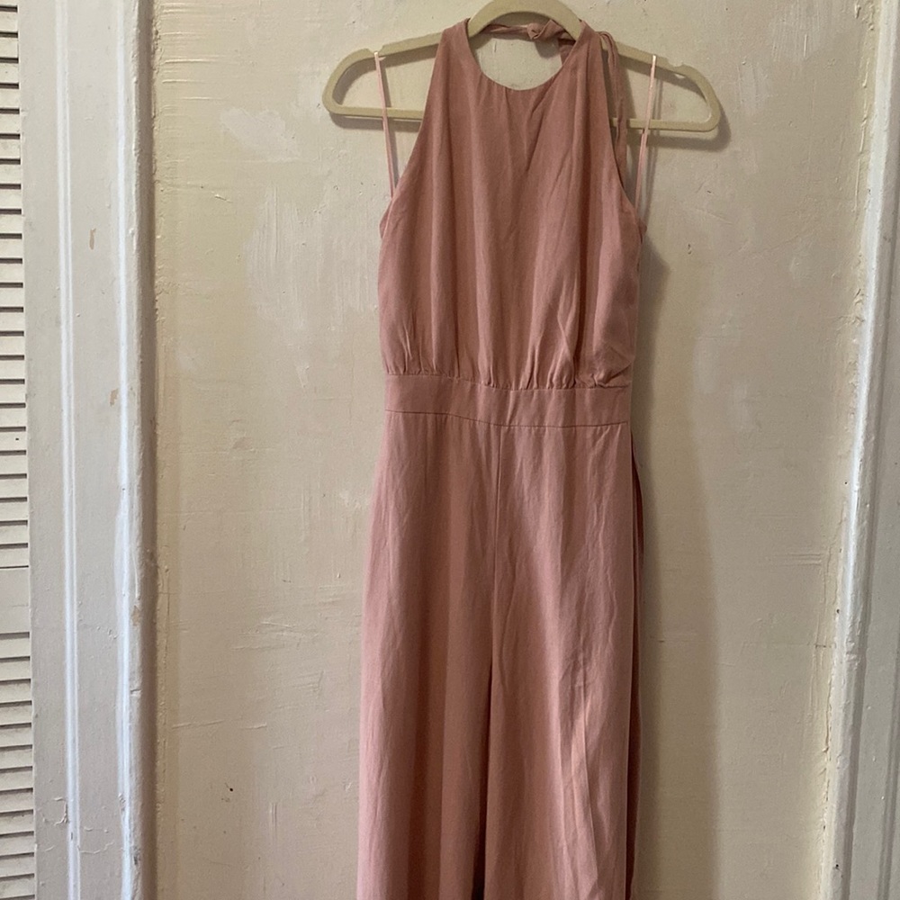 Zara romper with open back.